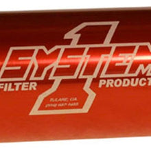 System One 202-202412 Billet Aluminum Inline Fuel Filter