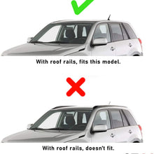Roof Rack Crossbars Compatible with Kia Soul 2020-2021 | Luggage Kayak Cargo Hard-Shell Carrier | Aluminum Rooftop of Your Car or SUV | Black 2 Pcs.
