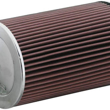 K&N Universal Clamp-On Air Filter: High Performance, Premium, Replacement Engine Filter: Flange Diameter: 4.125 In, Filter Height: 11.5 In, Flange Length: 1.125 In, Shape: Round Tapered, RC-5181