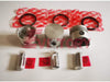 for KUBOTA D750 Rebuild Overhaul kit Piston Ring Gasket Main conrod Bearing Set