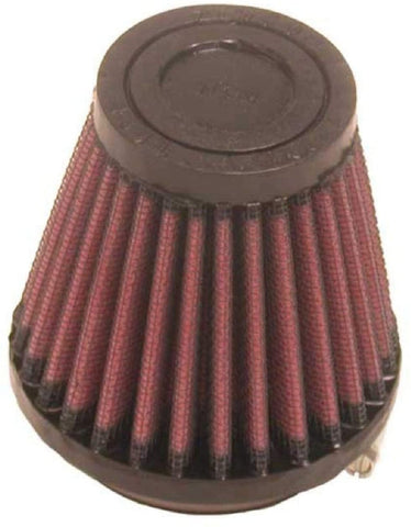 K&N Universal Clamp-On Air Filter: High Performance, Premium, Washable, Replacement Filter: Flange Diameter: 2 In, Filter Height: 3 In, Flange Length: 0.625 In, Shape: Round Tapered, RU-2580