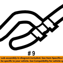 General Motors 20765678, HVAC Heater Hose