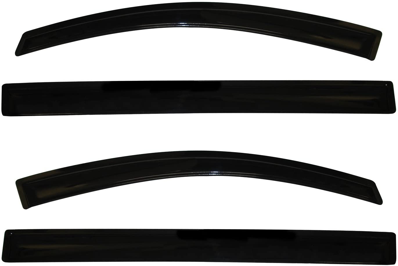 Auto Ventshade 94365 Original Ventvisor Side Window Deflector Dark Smoke, 4-Piece Set for 2011-2018 Toyota Sienna