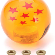 Gear Shift Knob Dragon Ball 6 Stars for 4 5 6 Speed for Most Car Models with Adapters (6Stars)