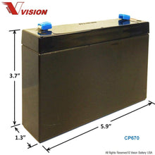 Vision CP670F1 Battery