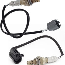 Upstream and Downstream 2pcs Oxygen O2 Sensor 1 and Sensor 2, 234-4076, 234-4078 Compatible with Jeep Cherokee 4.0L 1996-1999/ Jeep Grand Cherokee 4.0L 1996-1998/ Jeep Wrangler 4.0L 1997-1999