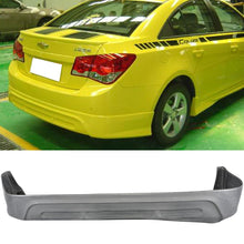 Rear Bumper Lip Compatible With 2011-2012 Chevrolet Cruze | Type-1 Style PU Black Rear Lip Spoiler Splitter by IKON MOTORSPORTS