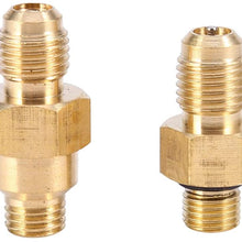 Reunion Multifunctional R134A R12 Car A/C Air Conditioner Refrigeration Converting Adapter Connector Hose Set Kit Metal Material