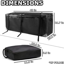 VaygWay Hitch Cargo Carrier Bag – Waterproof Heavy Duty Cargo Bag – Traveling Camping Cargo Storage Bag – Universal Car Truck Van SUV