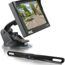 Pyle Backup Car Camera Rearview Monitor System - Parking & Reverse Assist with Waterproof and Night Vision Abilities, 4.7" Monitor Display Screen, Wide Angle Lens Cam, Distance Scale Line - (PLCM4700)