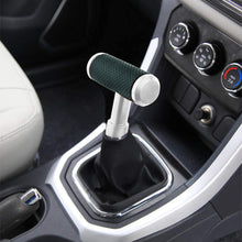 Arenbel Universal Car Shift Knob Leather Gear Stick Shifting Knobs T Shifter Handle of Hammer Head fit Most Manual Automatic Vehicles, Red