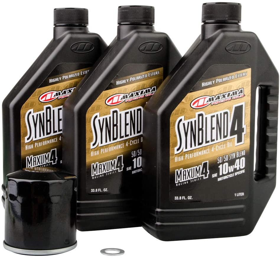 TUSK Yamaha Kodiak 4-Stroke Oil Change Kit Synthetic Blend 10W-40