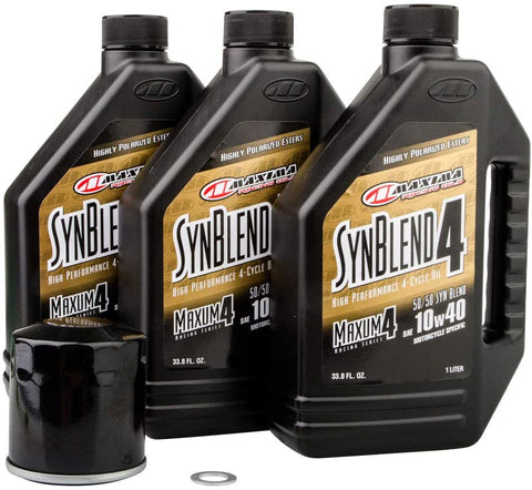 TUSK Yamaha Kodiak 4-Stroke Oil Change Kit Synthetic Blend 10W-40