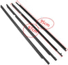 Newsmarts 4pcs Weatherstrip Window Seal Car Window Moulding Trim Seal Belt Compatible with 2009-2012 Toyota Corolla (Black)