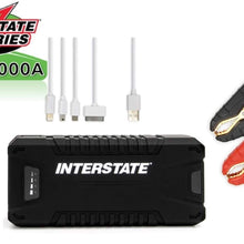 Interstate Batteries Charge and Go 12V Lithium Portable Jump Starter and Battery Charger - 1000A - 8.0L (PWR7020)
