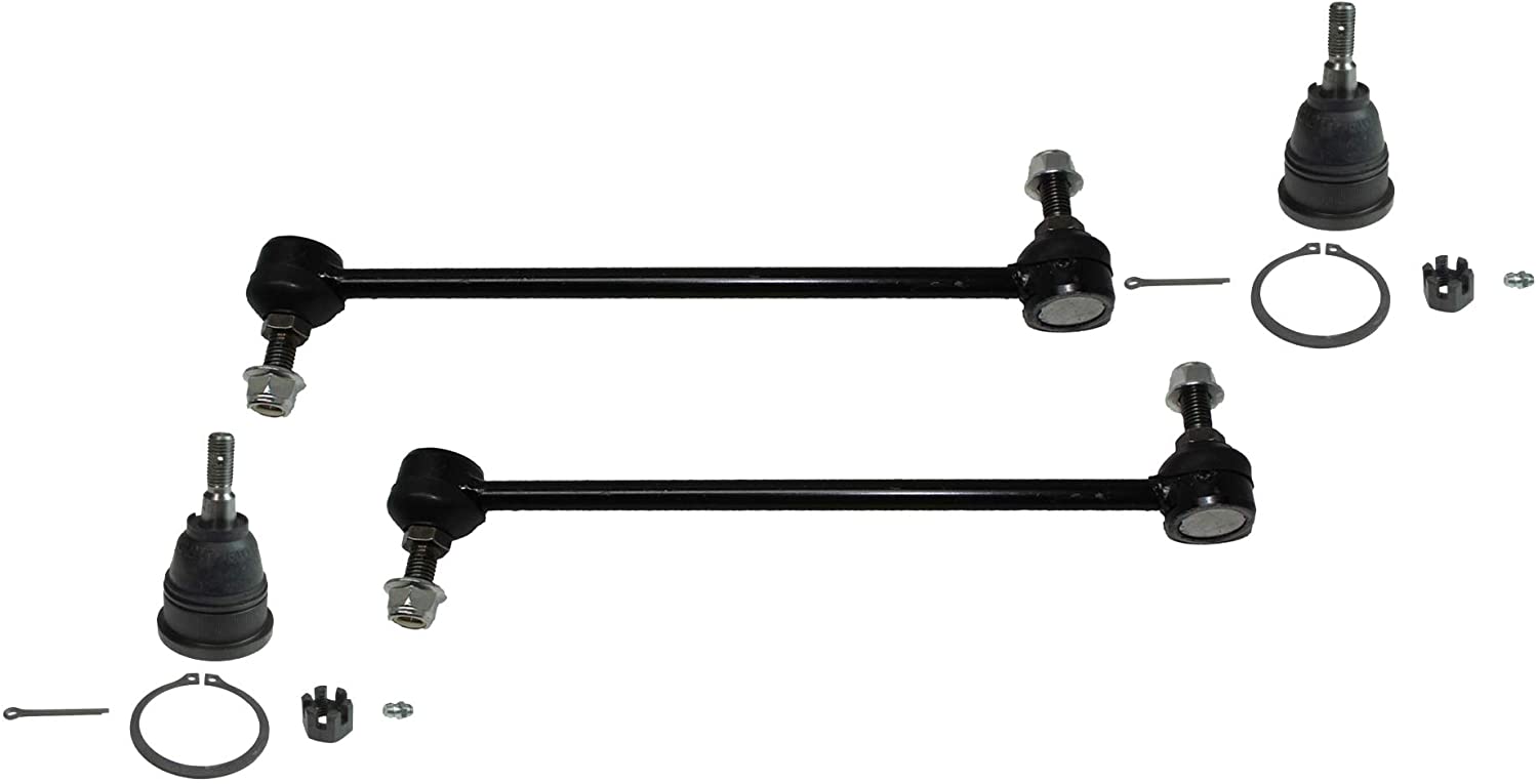 Detroit Axle - 4PC Front Lower Ball Joints and Sway Bars Replacement for 2008 2009 2010 2011 2012 2013 2014 2015 2016 Town & Country/Dodge Grand Caravan