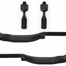 PartsW 14 Piece Kit Control Arms Ball Joints Tie Rod Ends Sway Bar End Links, Outer Tie Rod Fit Vehicles W/16 mm Threads Only