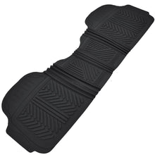 FlexTough Baseline, Heavy Duty Rubber Floor Mats 3pc Front & Rear for Car SUV Truck Van, 100% Odorless BPA-Free & All Weather Protection