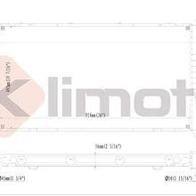 Klimoto Radiator | fits 1994-2002 Dodge Ram 2500 1994-2002 Dodge Ram 3500 | KLI1553