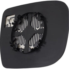 Replacement Drivers Side View Mirror Glass & Base Heated Compatible with 15-17 Murano 14-18 Rogue 17-18 Pathfinder 963664BA1A