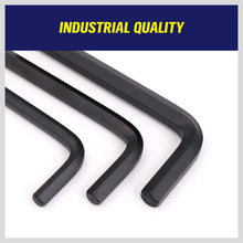 HORUSDY Hex Key Set, Allen Wrench Set Inch/Metric 30-Piece MM(0.7mm-10mm) SAE(0.028"-3/8) - Best Unique Tool Gift for Men