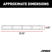 ARIES PC30OB Pro Series 30-Inch Black Steel Grille Guard Light Bar Cover Plate