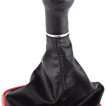 Delaman 5 Speed Car Gear Shift Knob Gearstick Gaiter Boot Leather Replacement Kit for Jetta Bora Golf MK4 1999-2004