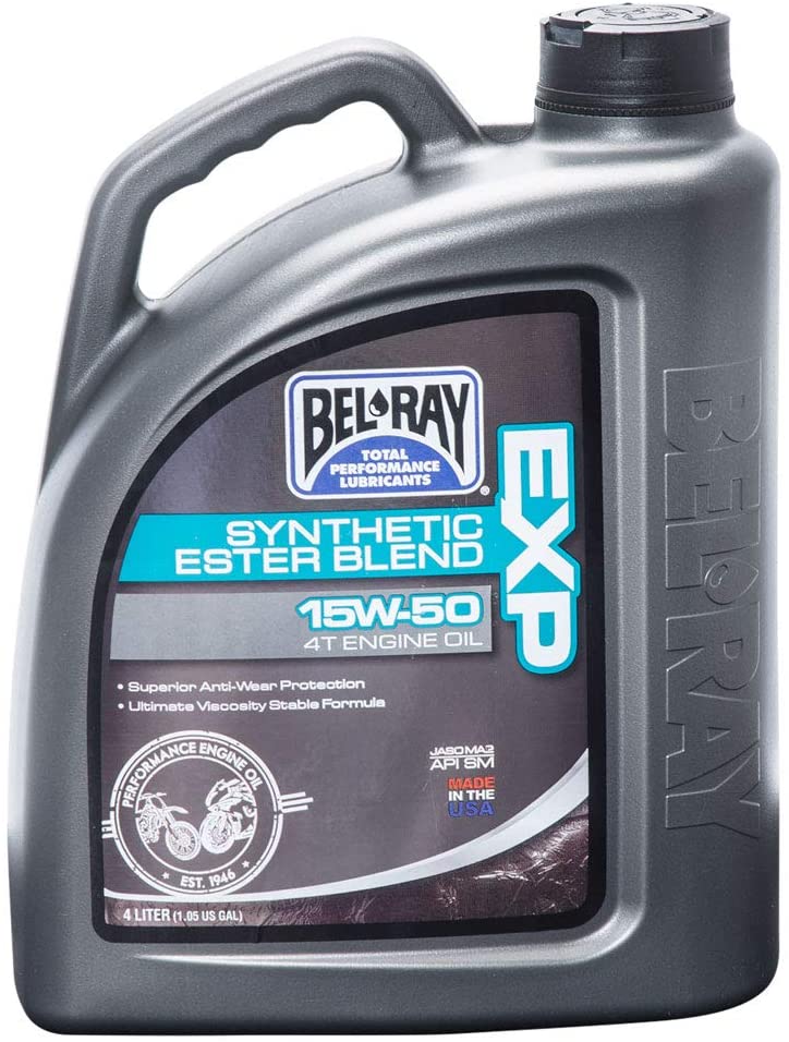 Bel-Ray EXP Synthetic Ester Blend 4T Engine Oil - 15W50-4L. 99130-B4LW (1)