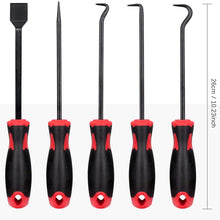 9Pcs Long Hook and Pick Set with Magnetic Telescoping Pick Up Tool Kit, Precision Scraper Gasket Scraping Hose Removal Puller Hook and Pick Set Perfect for Automotive and Electronic Tools