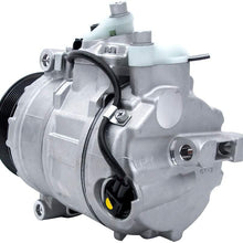 FKG AC Compressor and A/C Clutch CO 10808JC fit for 2009-2014 Porsche Boxster Cayman 3.4L, 2011-2014 Porsche Panamera 3.6L 4.8L, 2006-2009 Mercedes-Benz E350 3.5L