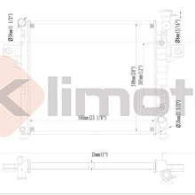 Klimoto Radiator | fits Jeep Grand Cherokee 2001-2004 4.7L V8 | KLI2336