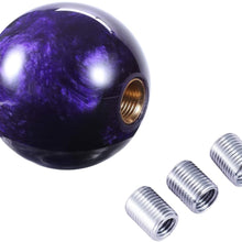Bashineng Transmission Shifter Head Ball Shape Gear Stick Shift Knob Fit Most Manual Automatic Car (Blue)