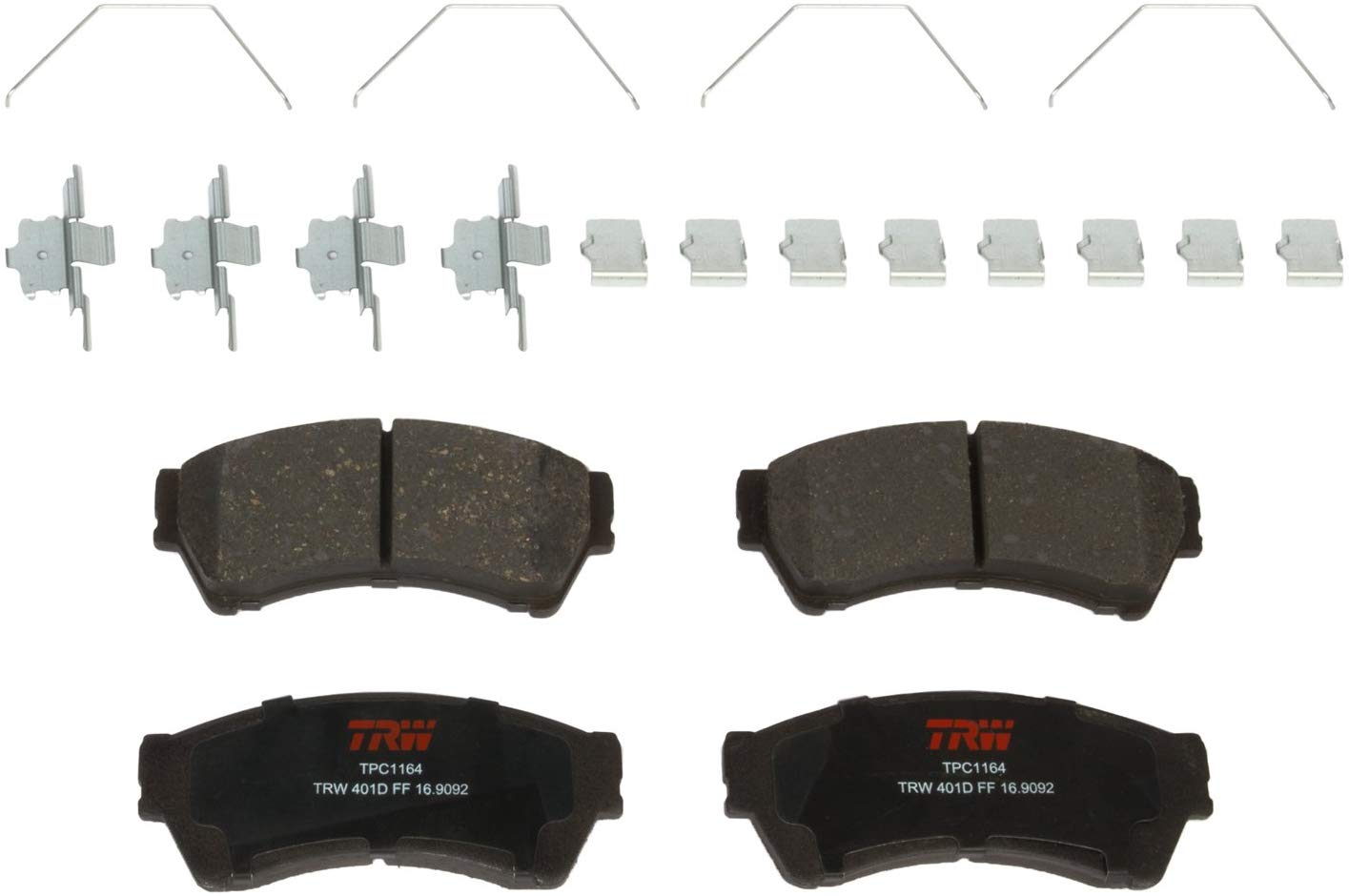 TRW TPC1164 Premium Ceramic Front Disc Brake Pad Set