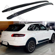 YiXi-Partswell 2Pcs Roof Rail Roof Rack Side Rail Aluminum Fit for Macan 2014-2019 - Black