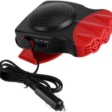 Aramox Car Heater, 150W 12V 2 In1 Car Heating Cooling Fan Three Holes Snow Ice Defroster Windscreen Demister 180° Rotation