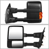 DNA Motoring TWM-026-T888-BK-AM-L Powered Towing Mirror+Heat+LED Signal Left/Driver [For 99-07 Ford Super Duty]