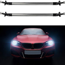 cciyu 2PCS Adjustable Front Lip Rod Bumper Lip Splitter Tie Rod Bars 7.87-10.6 Inch