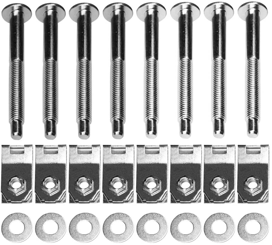 A ABIGAIL Truck Bed Mounting Bolt Nut Hardware Kit Fits 1999-2016 Ford F250 F350 Super Duty Truck Replaces # W706640S900 W706641S900 W708770S436 XC3Z9900038AA 924-311