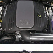 Spectre Performance Air Intake Kit with Washable Air Filter: 2011-2019 Dodge/Chrysler (Charger, Challenger, 300, 300C) 5.7L V8, Red Oiled Filter with Polished Aluminum Tube, SPE-9036