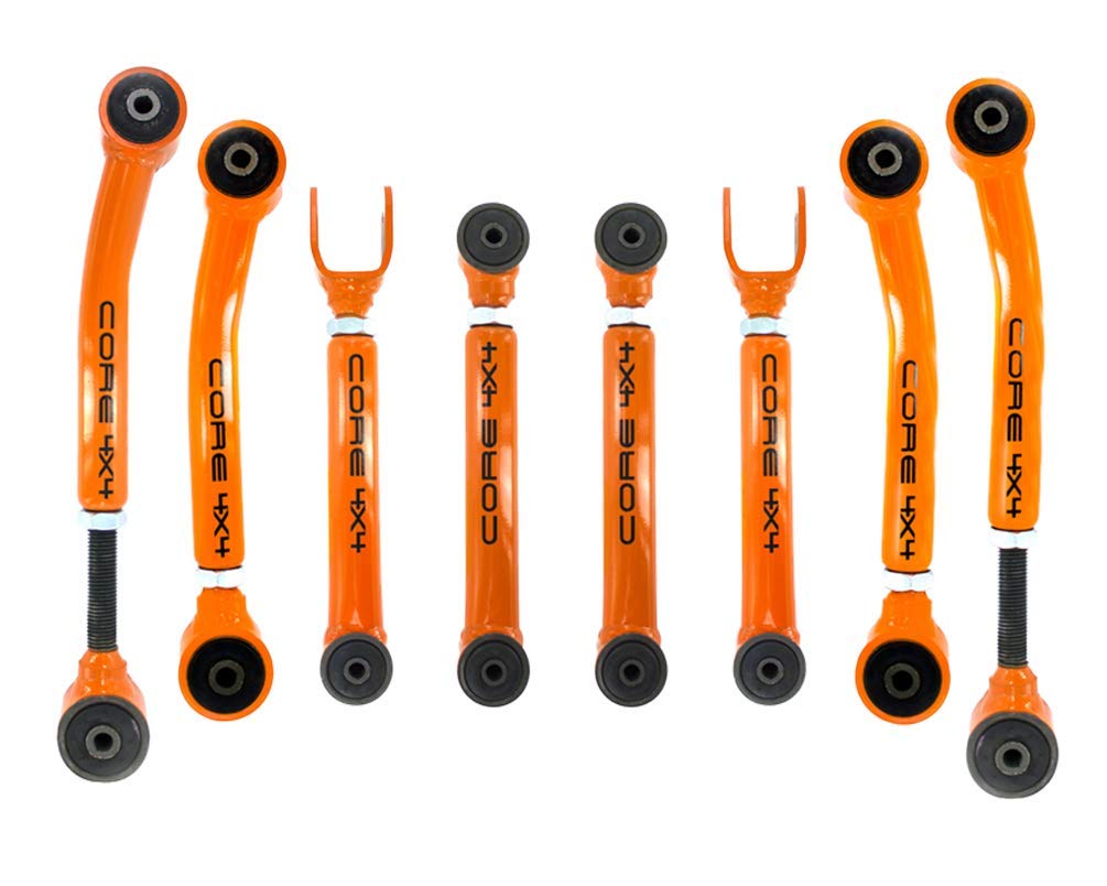 Jeep Wrangler TJ - LJ 1997-2006 Complete Control Arm Set TIER ONE, Bare Metal & Disassembled LIFETIME REPLACEMENT GUARANTEE