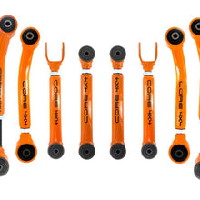 Jeep Wrangler TJ - LJ 1997-2006 Complete Control Arm Set TIER ONE, Bare Metal & Disassembled LIFETIME REPLACEMENT GUARANTEE
