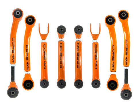 Jeep Wrangler TJ - LJ 1997-2006 Complete Control Arm Set TIER ONE, Bare Metal & Disassembled LIFETIME REPLACEMENT GUARANTEE