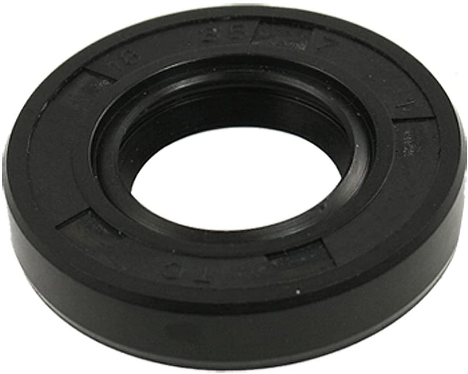 uxcell Spring Loaded Metric Rotary Shaft TC Oil Seal Double Lip 18x35x7mm