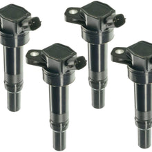 Set of 4 Ignition Coil Pack for Kia Soul Forte Hyundai Elantra Tucson (Only fit 1.8L/2.0L)