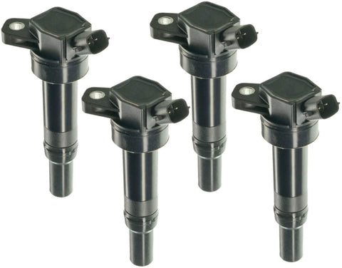 Set of 4 Ignition Coil Pack for Kia Soul Forte Hyundai Elantra Tucson (Only fit 1.8L/2.0L)