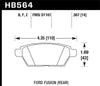 Hawk Performance (HB564B.567) High Performance Street 5.0 Brake Pad