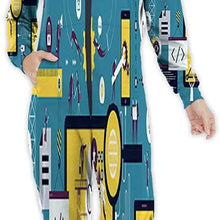 Dxichy Seamless Geometric Pattern - Slovenia,Women's Onesie Pajamas Sportswear Pattern M