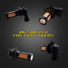 YaaGoo H10/9140/9145 yellow LED Fog DRL Driving Lights bulbs,Replacement of Halogen,360 degree bright,2pcs