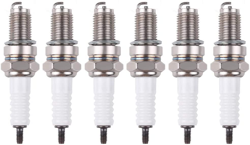 Tvent DPR8EA-9 Spark Plug Replacement for Honda XR600R 1985-2000 TRX 250 RECON 1997-2009 (Pack of 6)
