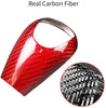 AIRSPEED Carbon Fiber Gear Shift Knob Cover Trim for BMW M3 M5 M6 Accessories(Red)